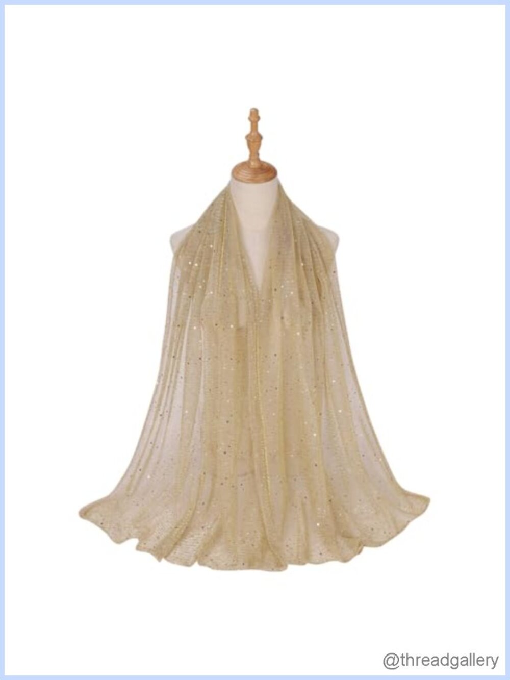 Sequin Bandana Scarf Glitter Mesh Shawl Wrap Soft Silky Wedding Cover Up